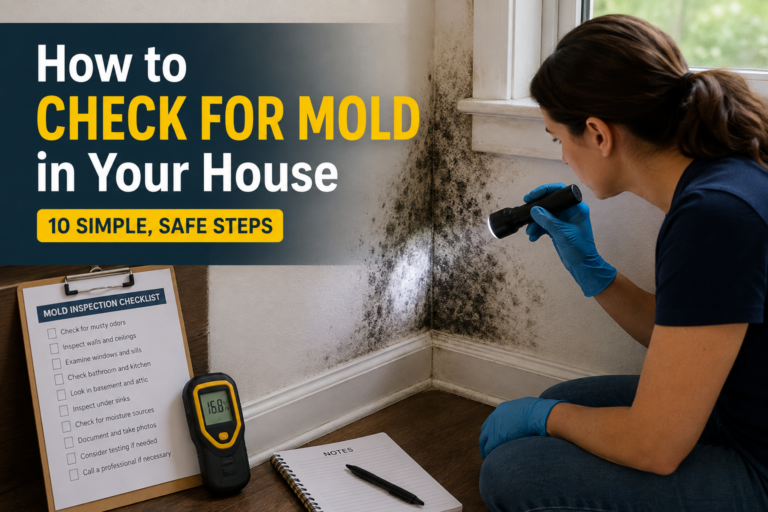 How to Check for Mold in Your House: 10 Safe Steps